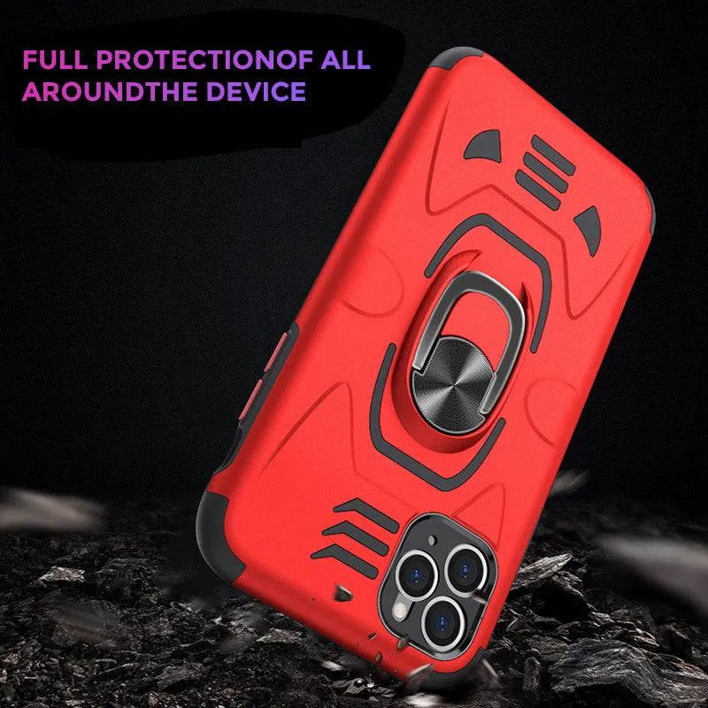 2022 Anti Fall Rugged Shield Ring Bracket Phone case For iPhone 12 Series