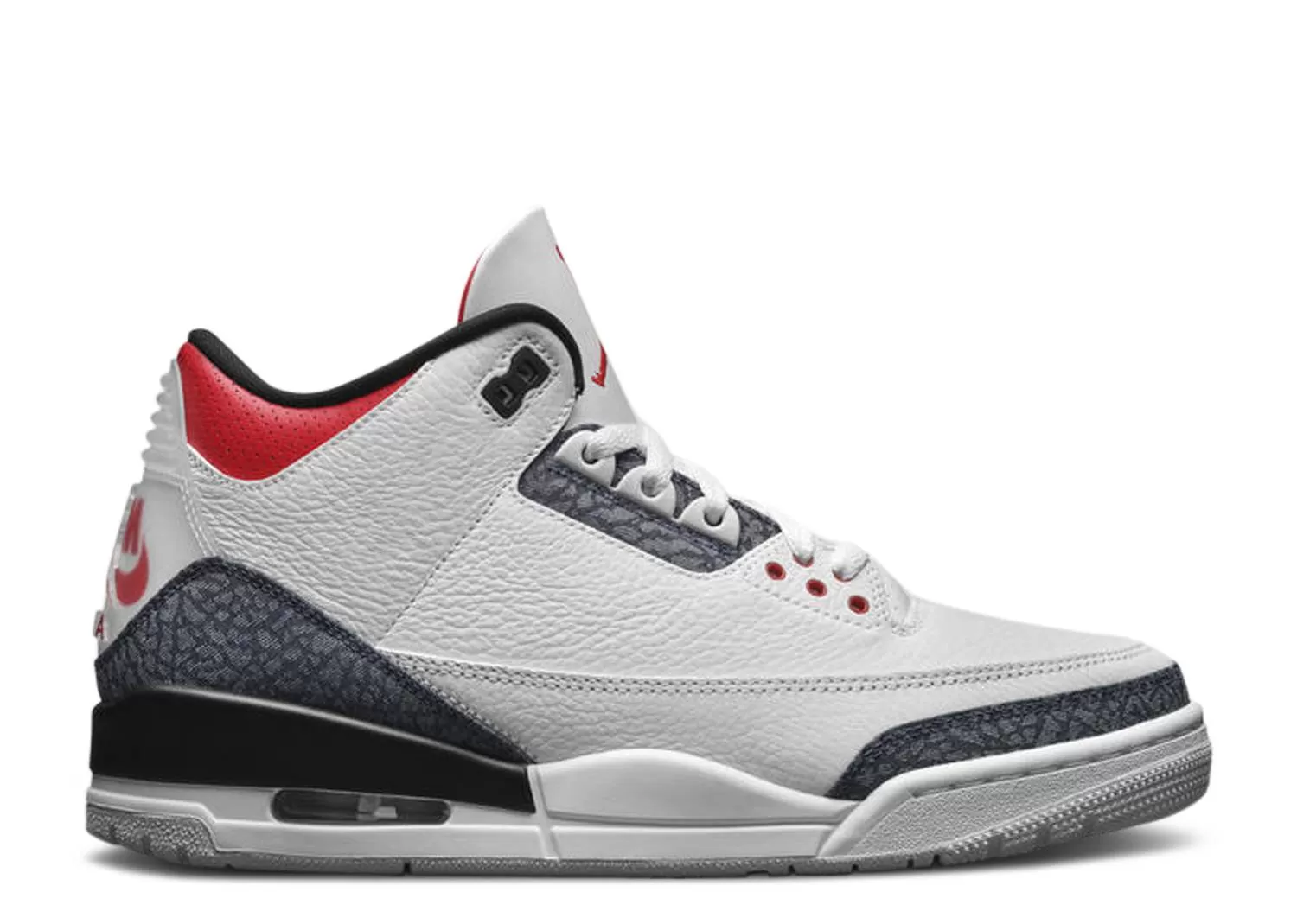 *8* Air Jordan 3 Retro  Fire Red Denim