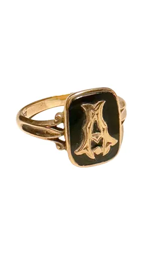 9ct Enamel Ring