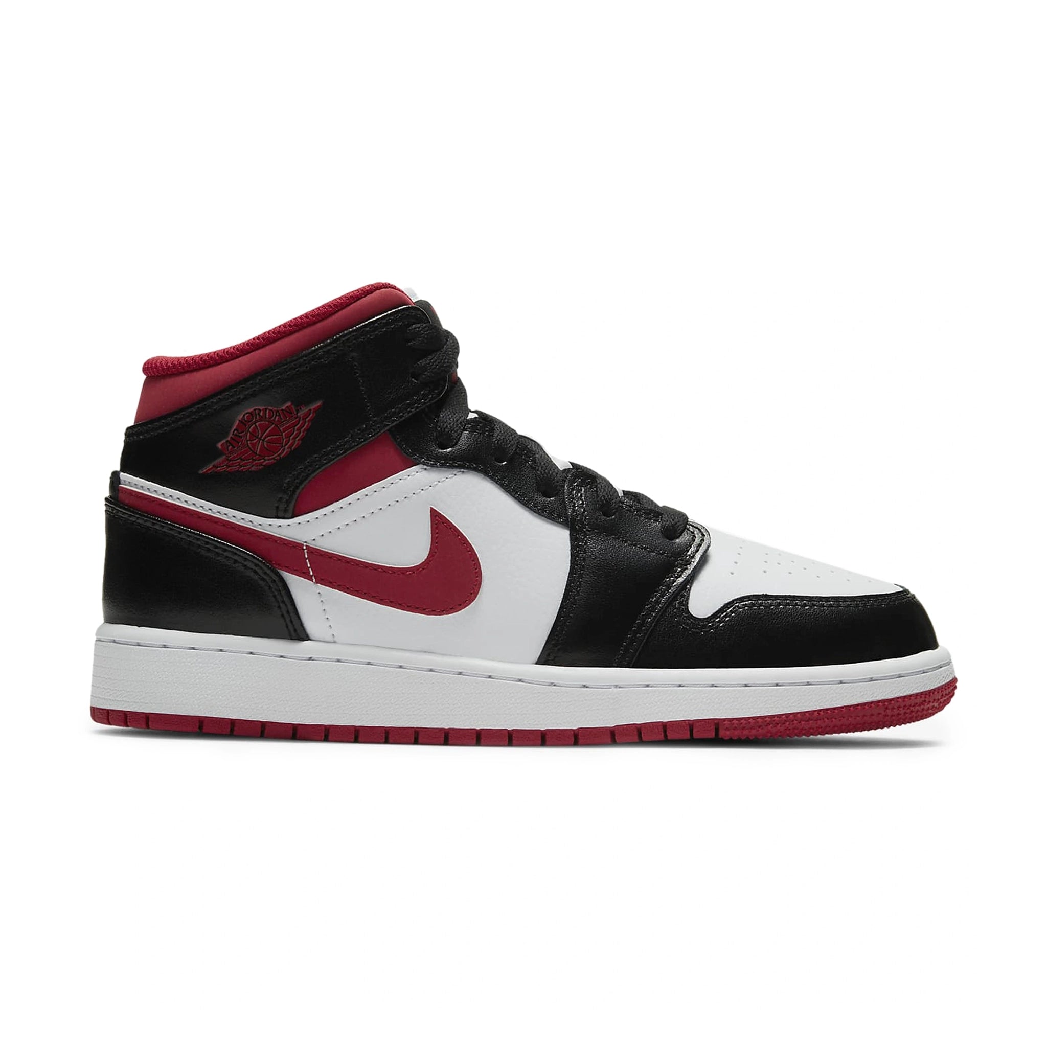 Air Jordan 1 Mid Gym Red Black White (GS)