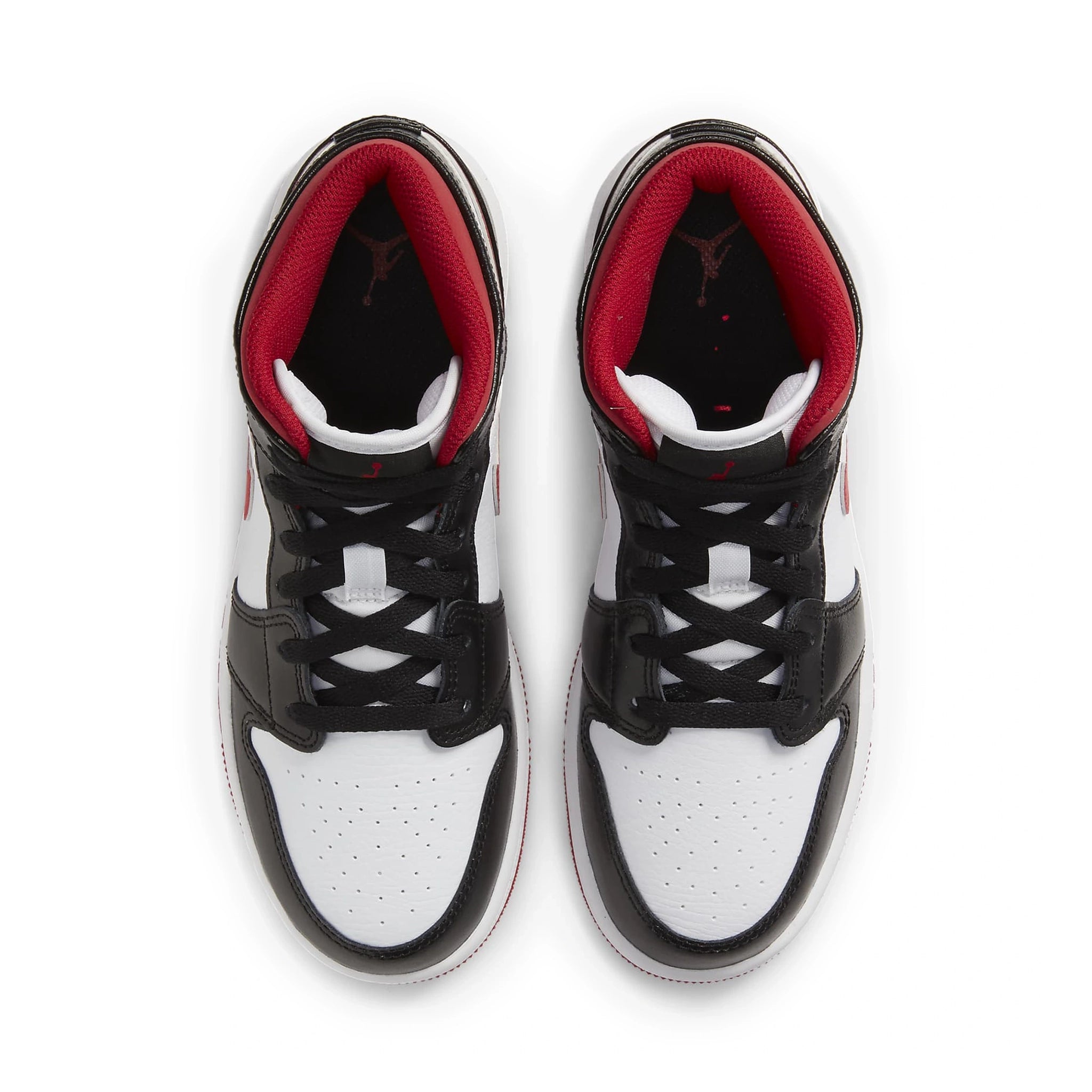 Air Jordan 1 Mid Gym Red Black White (GS)