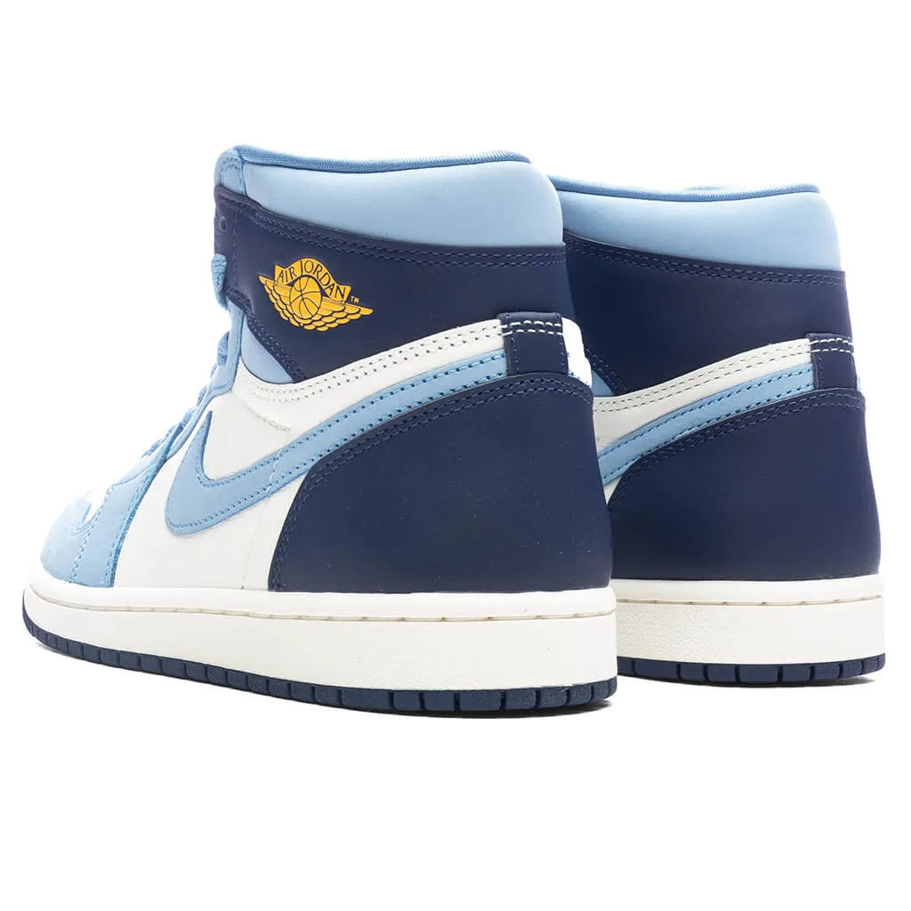 Air Jordan 1 Retro High OG Women's 'First in Flight' - University Blue/University Gold/Sail