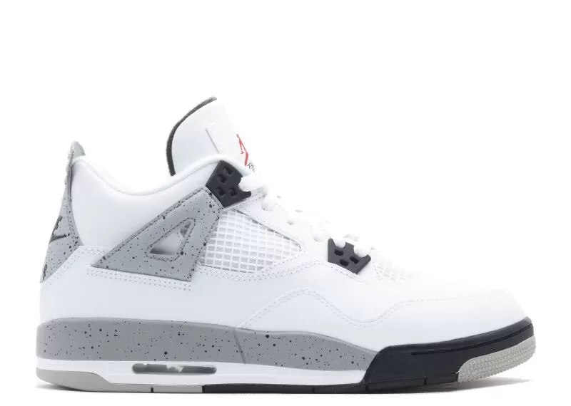 Air Jordan 4 Retro OG GS White Cement