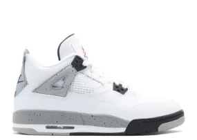 Air Jordan 4 Retro OG GS White Cement