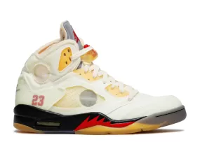 Air Jordan 5 Retro  SP Off-White 'Fire Red’