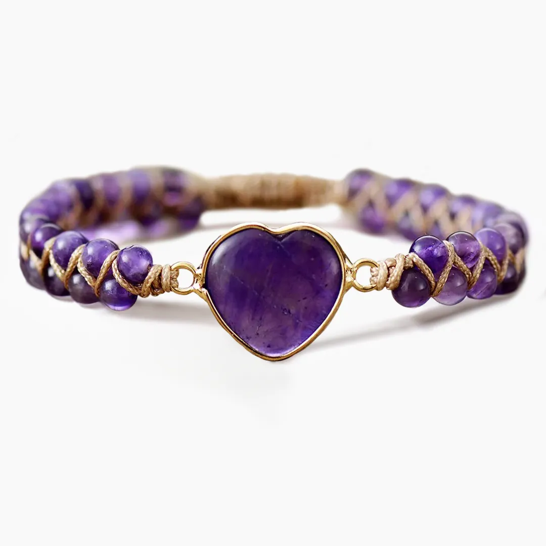 Amethyst Love Bracelet