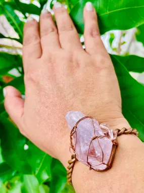 Amethyst Power Cuff