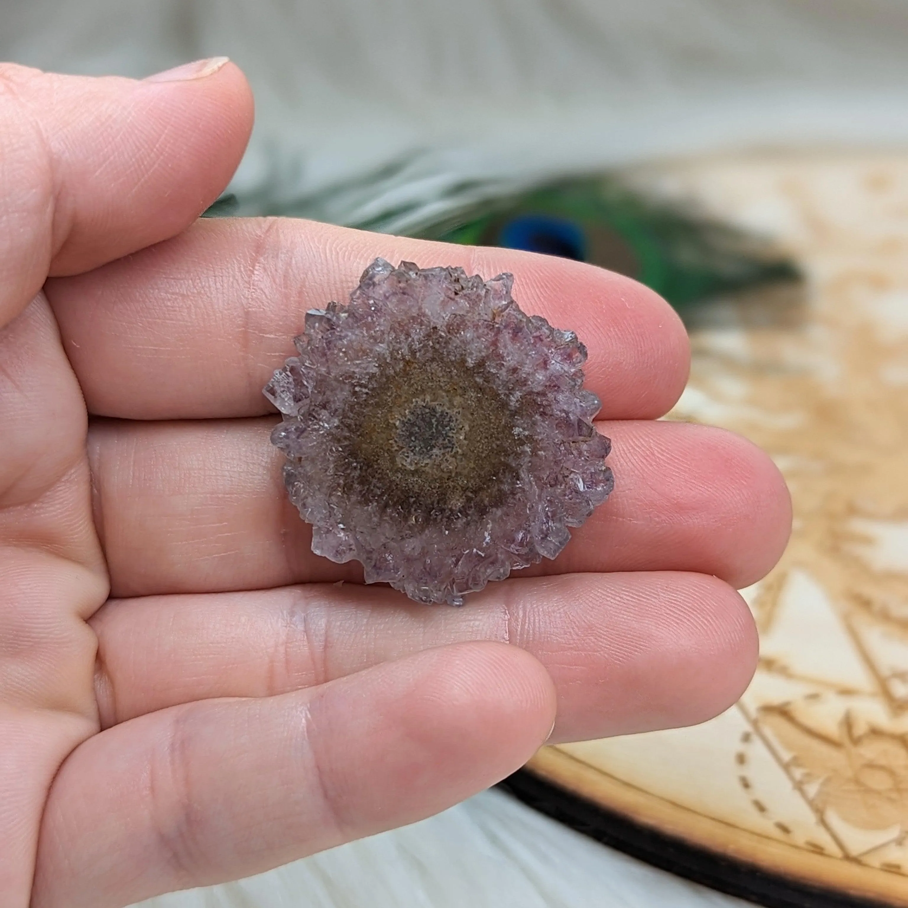 Amethyst Stalactite Slice Specimen #6 ~ Expansion of the Higher Self