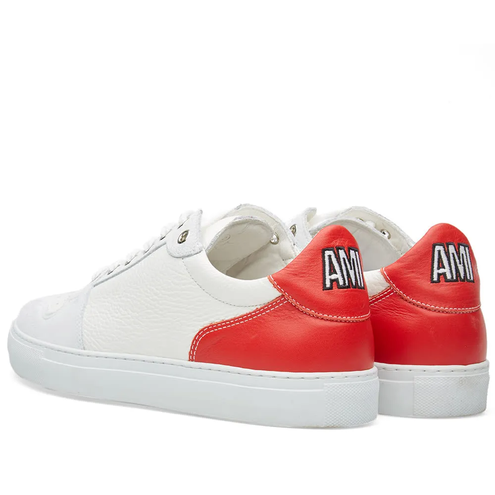 AMI Retro Basket SneakerRed