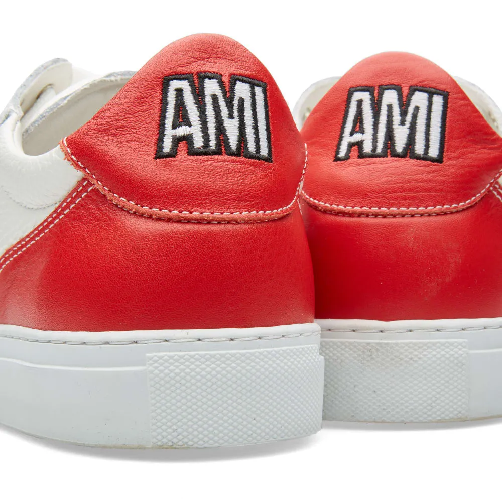 AMI Retro Basket SneakerRed