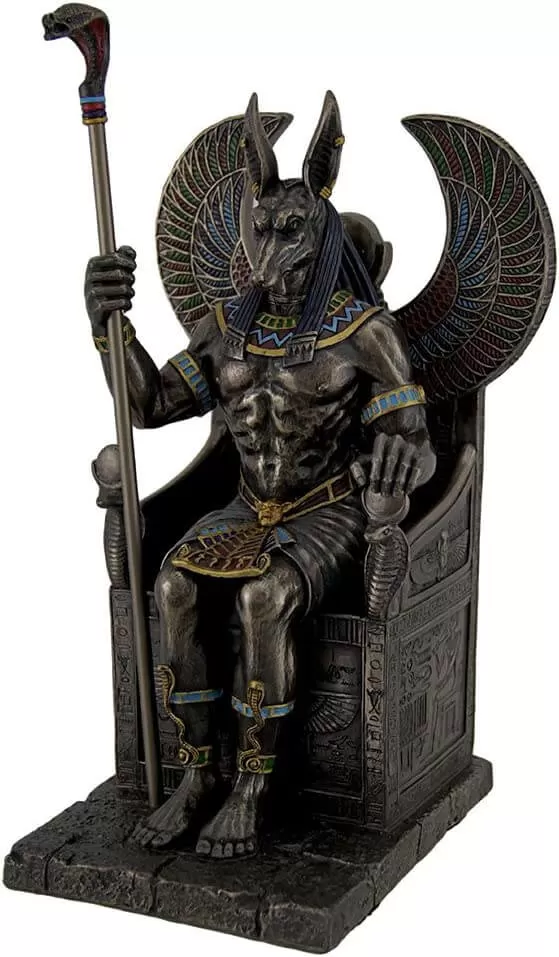 Anubis on Throne