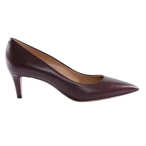 Bally Womens High Heels in Oxblood Burgundy