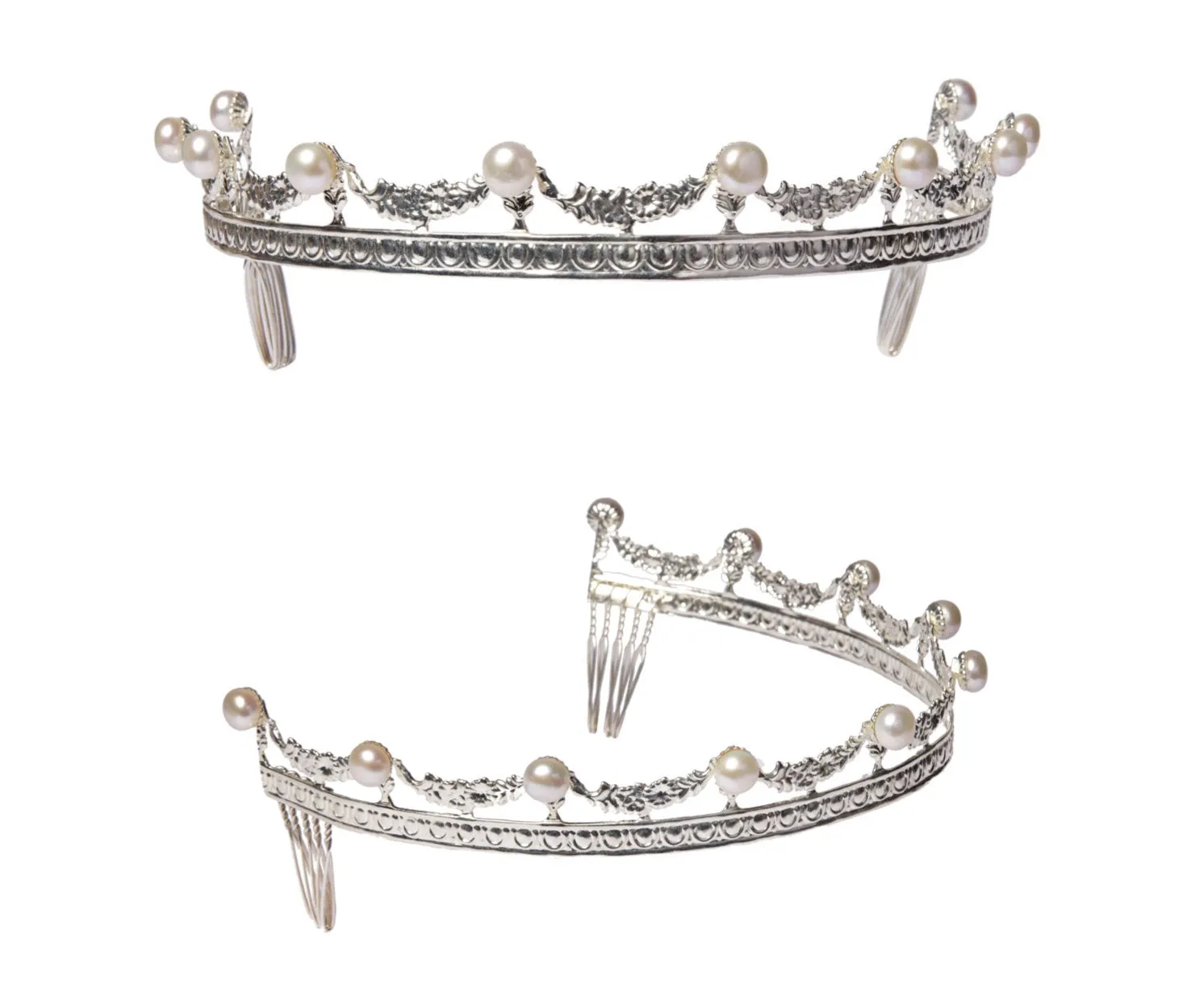 Baroque Pearl Tiara