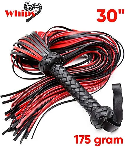 BDSM Whip Faux Leather Paddle Whip Adult Flogger Sex Play Spanking Paddle BDSM Whip for Adults Games Couples