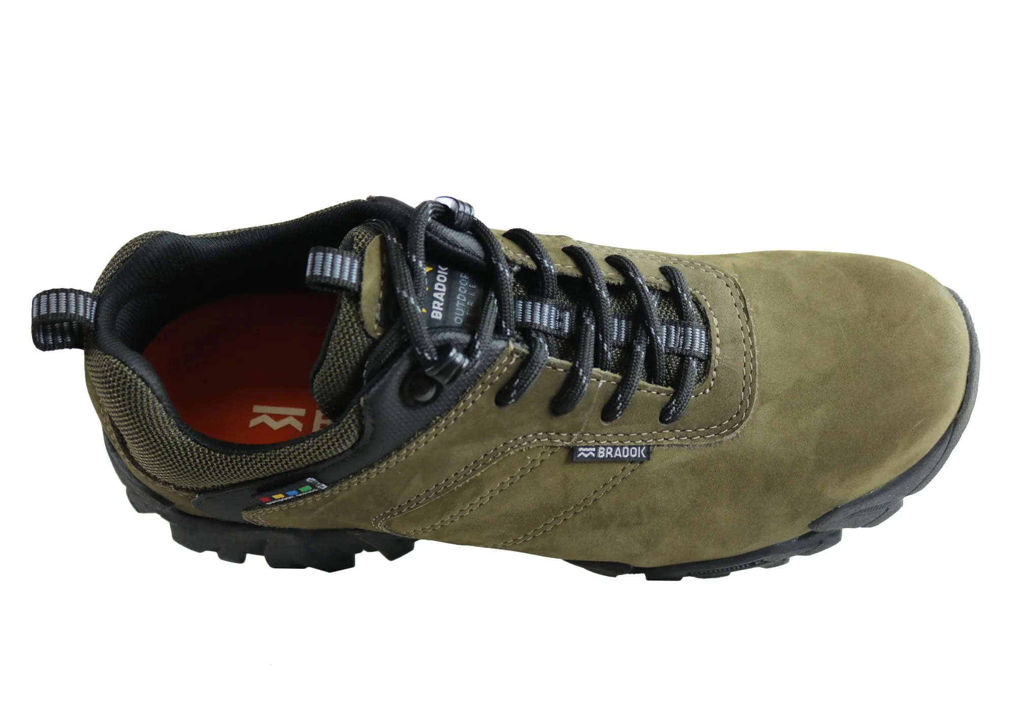 Bradok Kilauea LW Mens Comfort Leather Hiking Shoes Made In Brazil