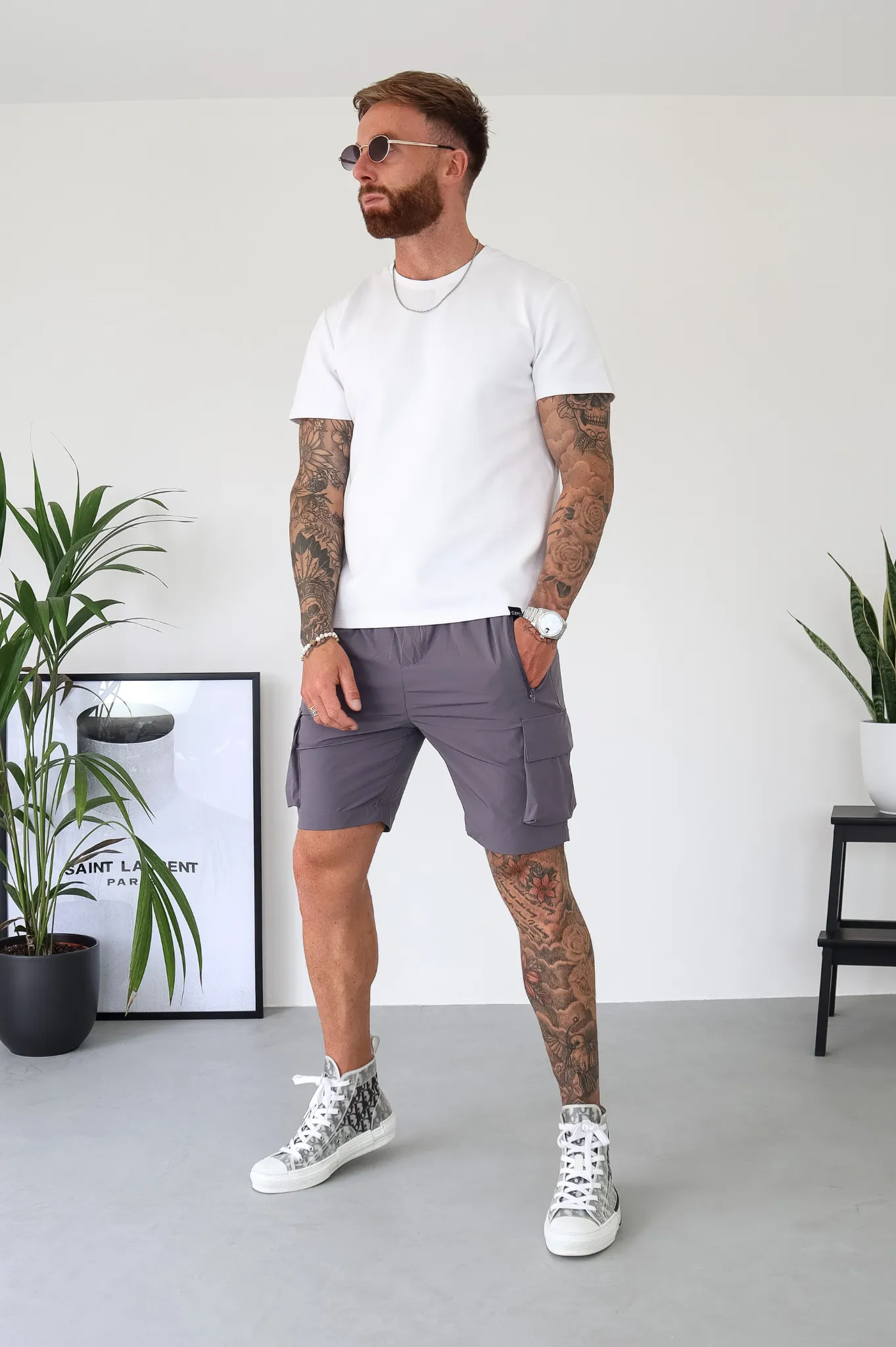 Capo LIGHTWEIGHT Cargo Short - Dark Grey