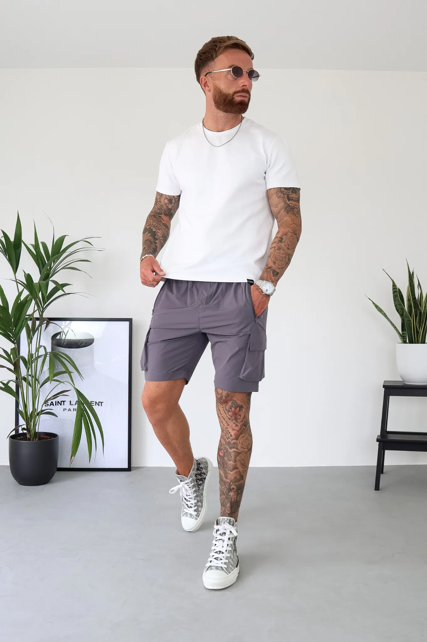 Capo LIGHTWEIGHT Cargo Short - Dark Grey