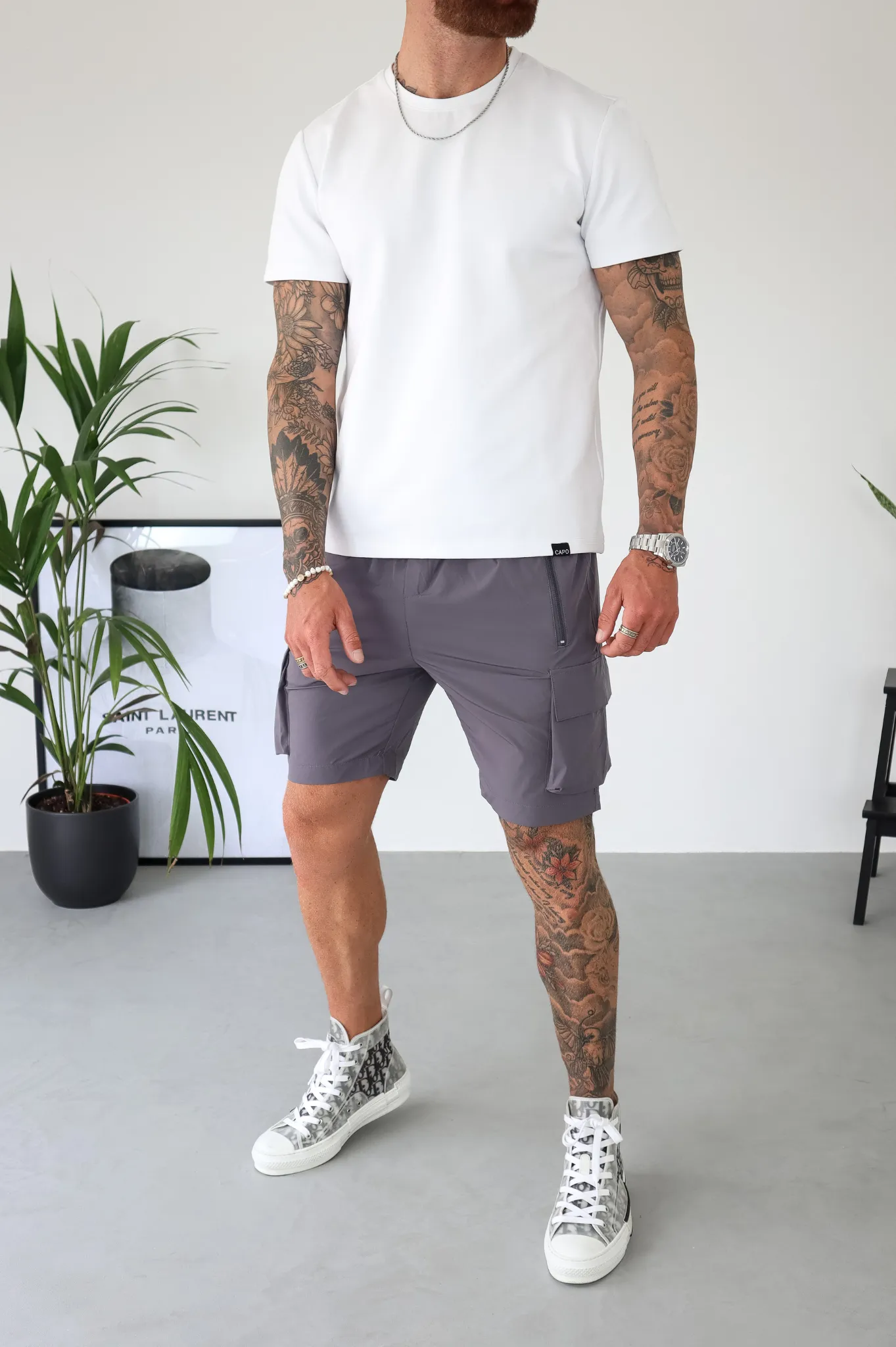 Capo LIGHTWEIGHT Cargo Short - Dark Grey