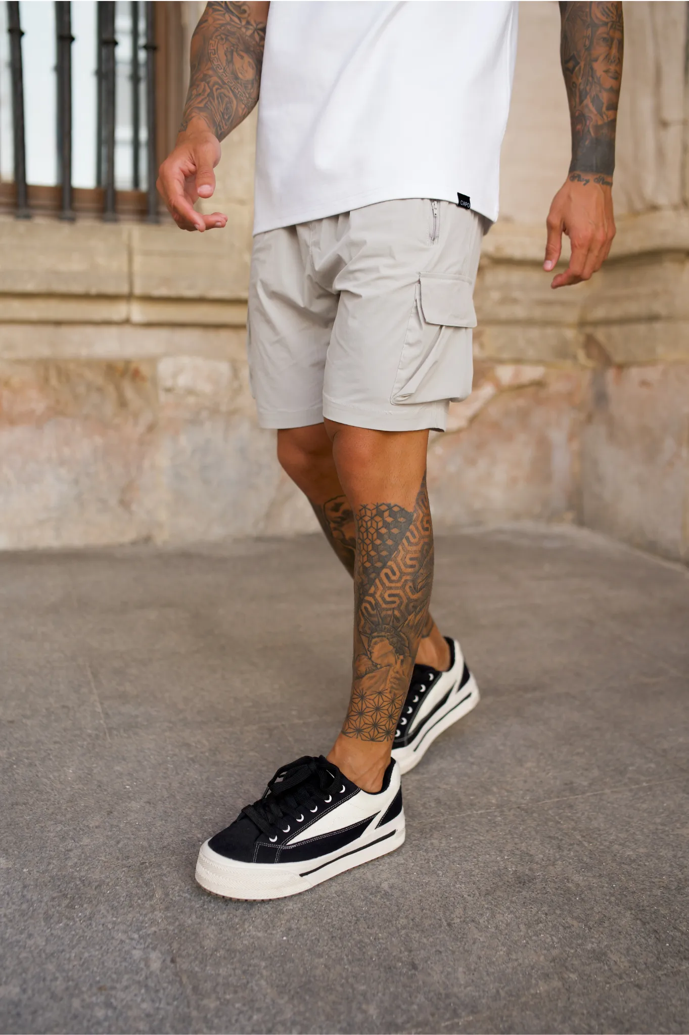 Capo LIGHTWEIGHT Cargo Short - Stone