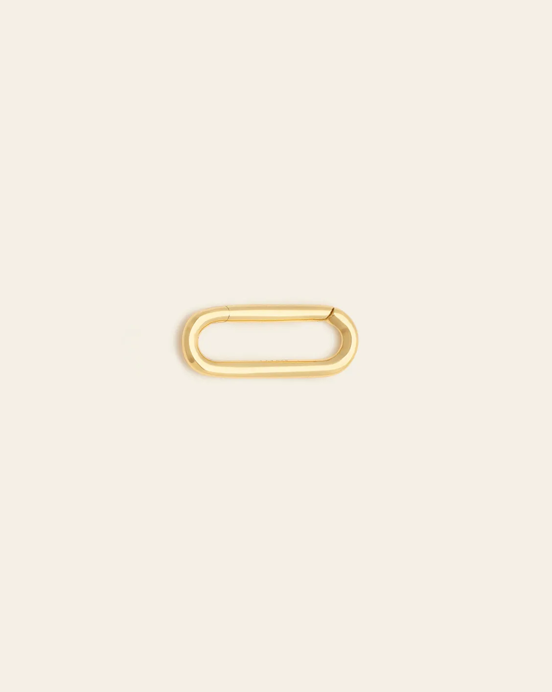 Carabiner Charm Clasp - Gold Vermeil