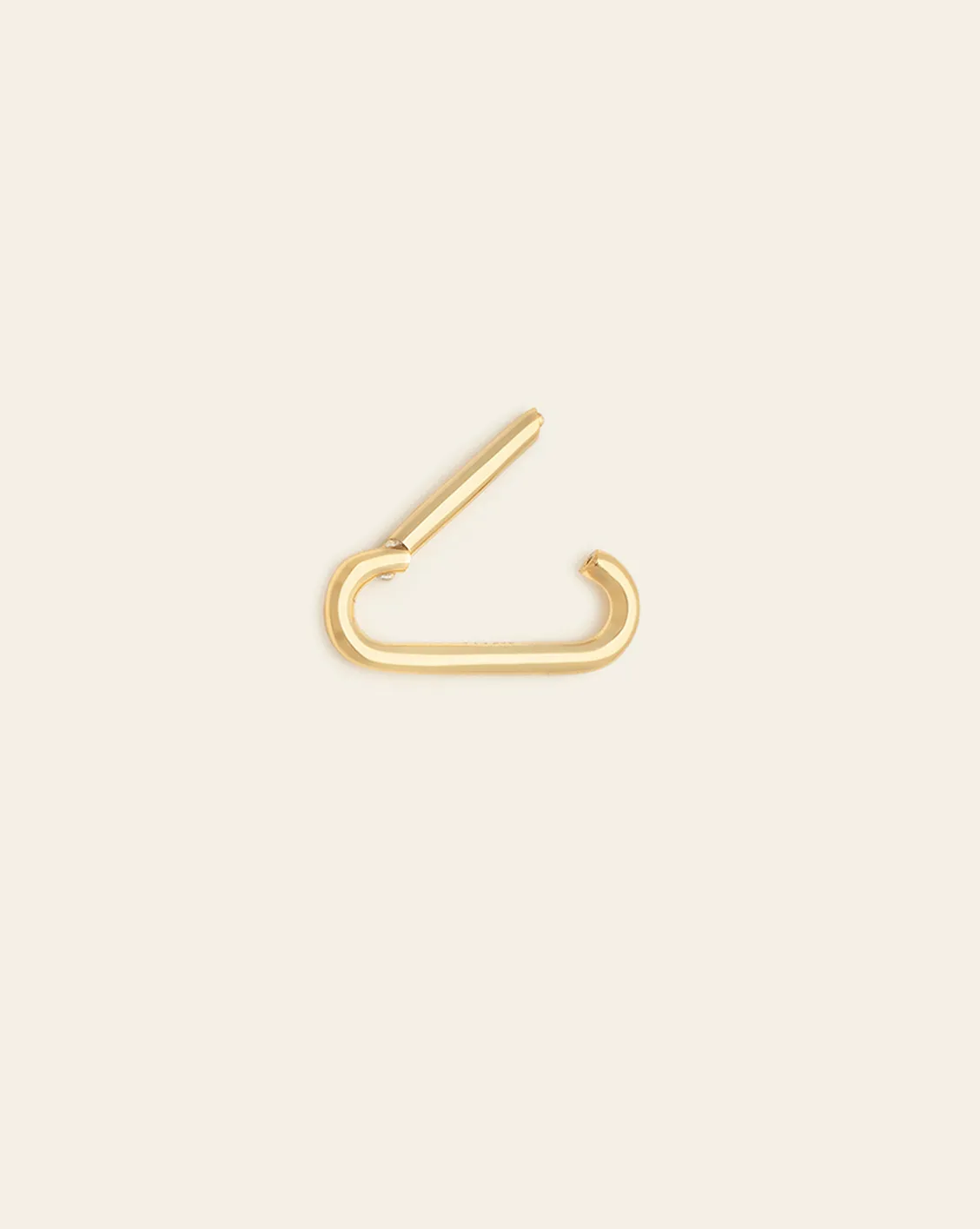 Carabiner Charm Clasp - Gold Vermeil