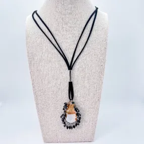 Champagne Diva Retro Fashion Necklace