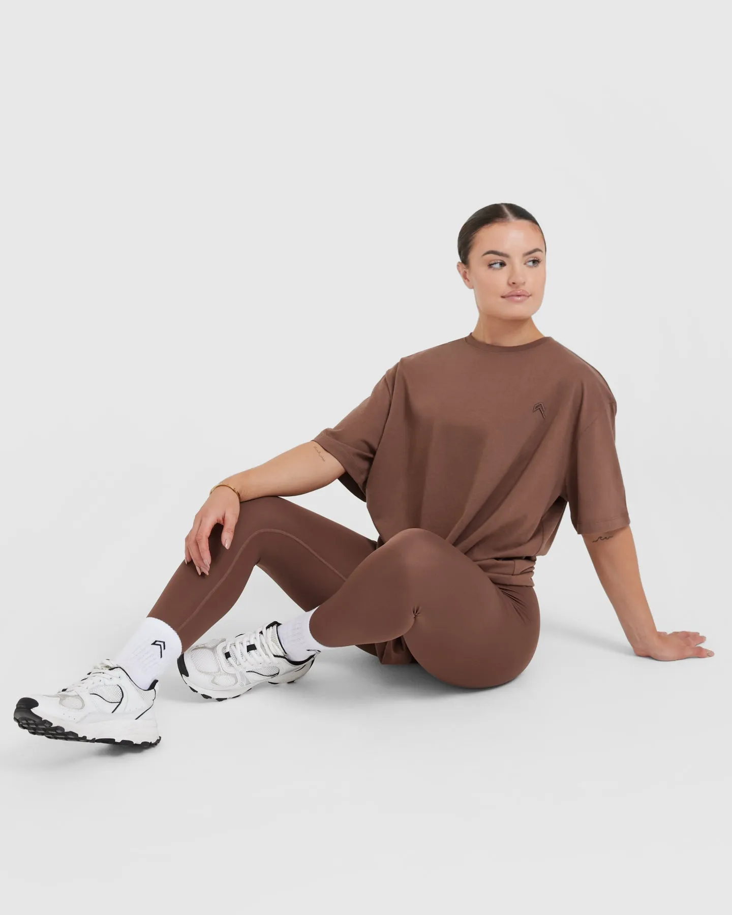 Classic Oversized Lightweight T-Shirt | Chestnut