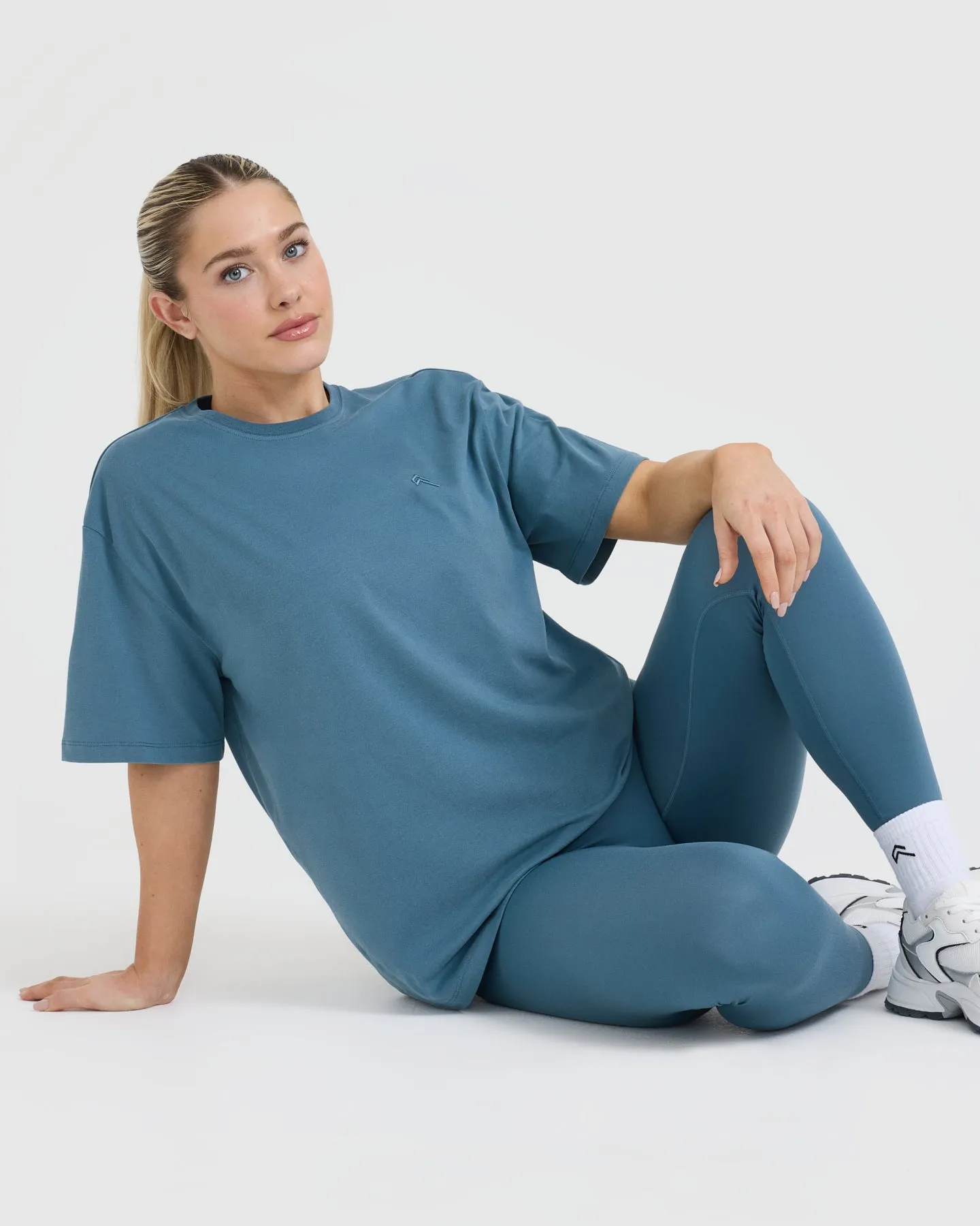 Classic Oversized Lightweight T-Shirt | Moonstone Blue