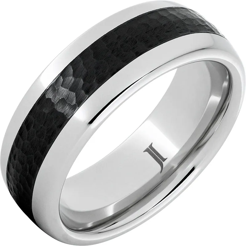 Cobblestone - Serinium and Black Ceramic Ring