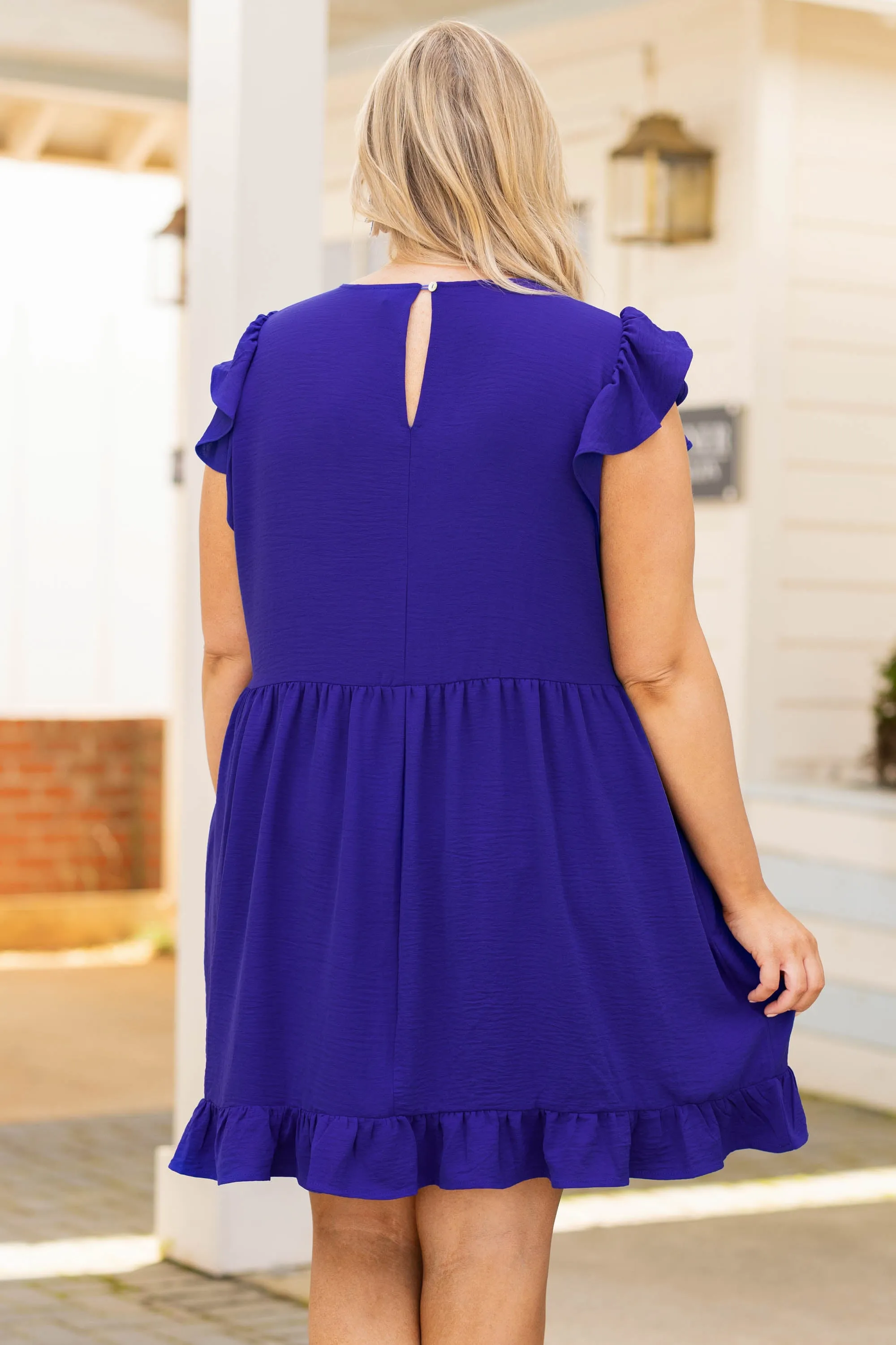 Cozy Cabana Dress, Royal