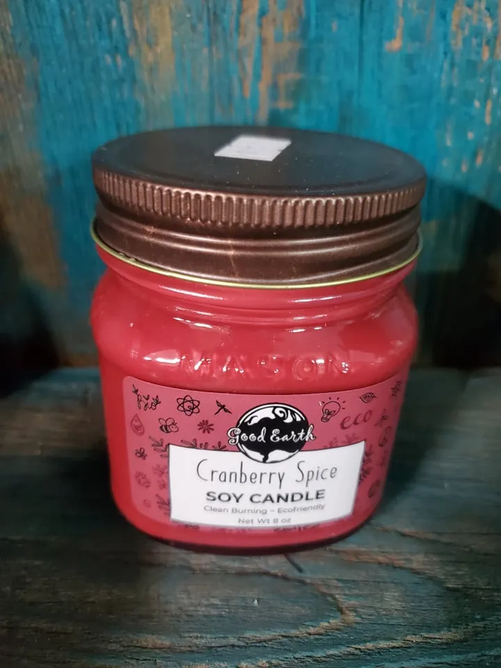 Cranberry Spice Soy Candle