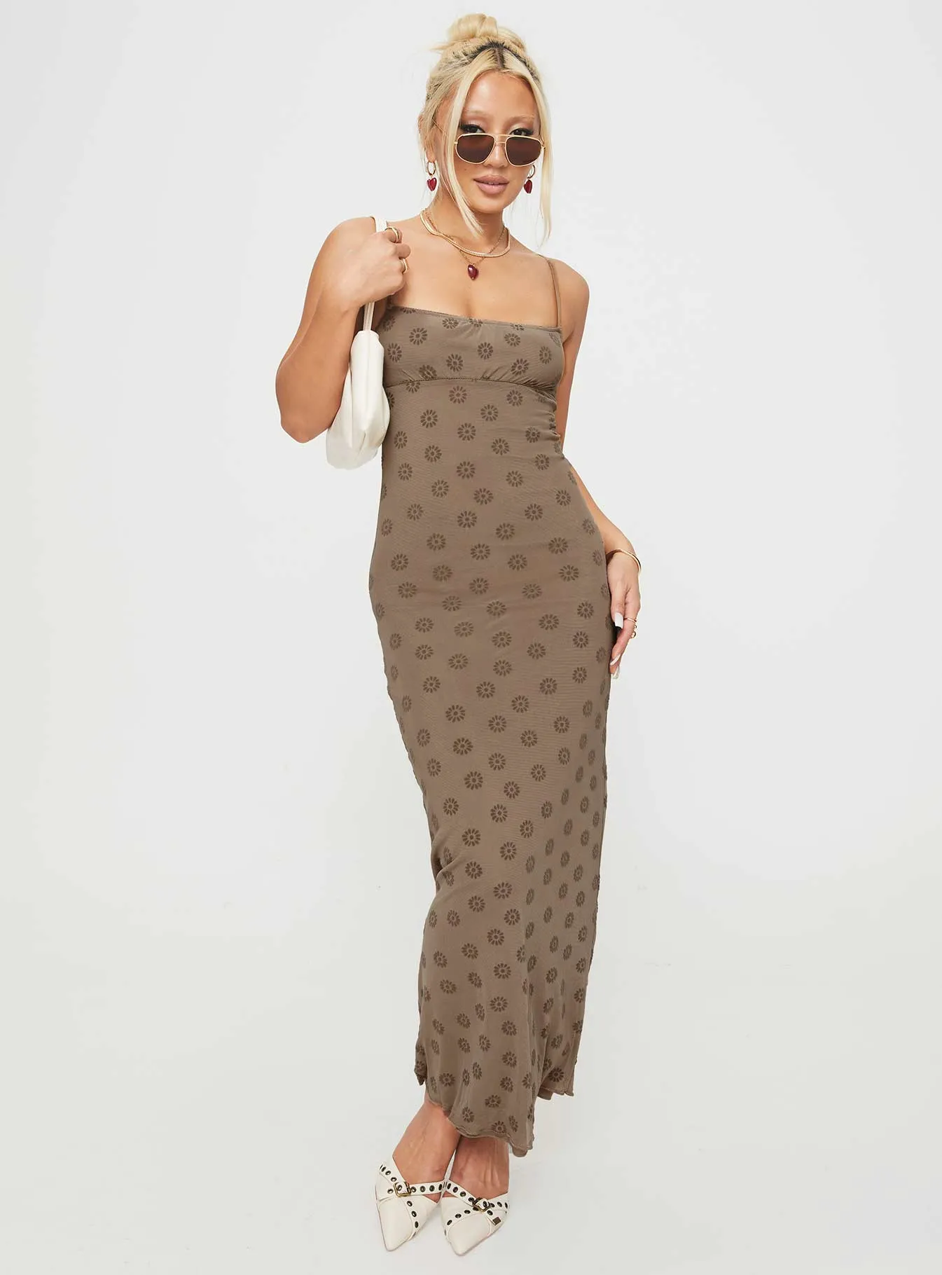 Darsih Maxi Dress Light Brown