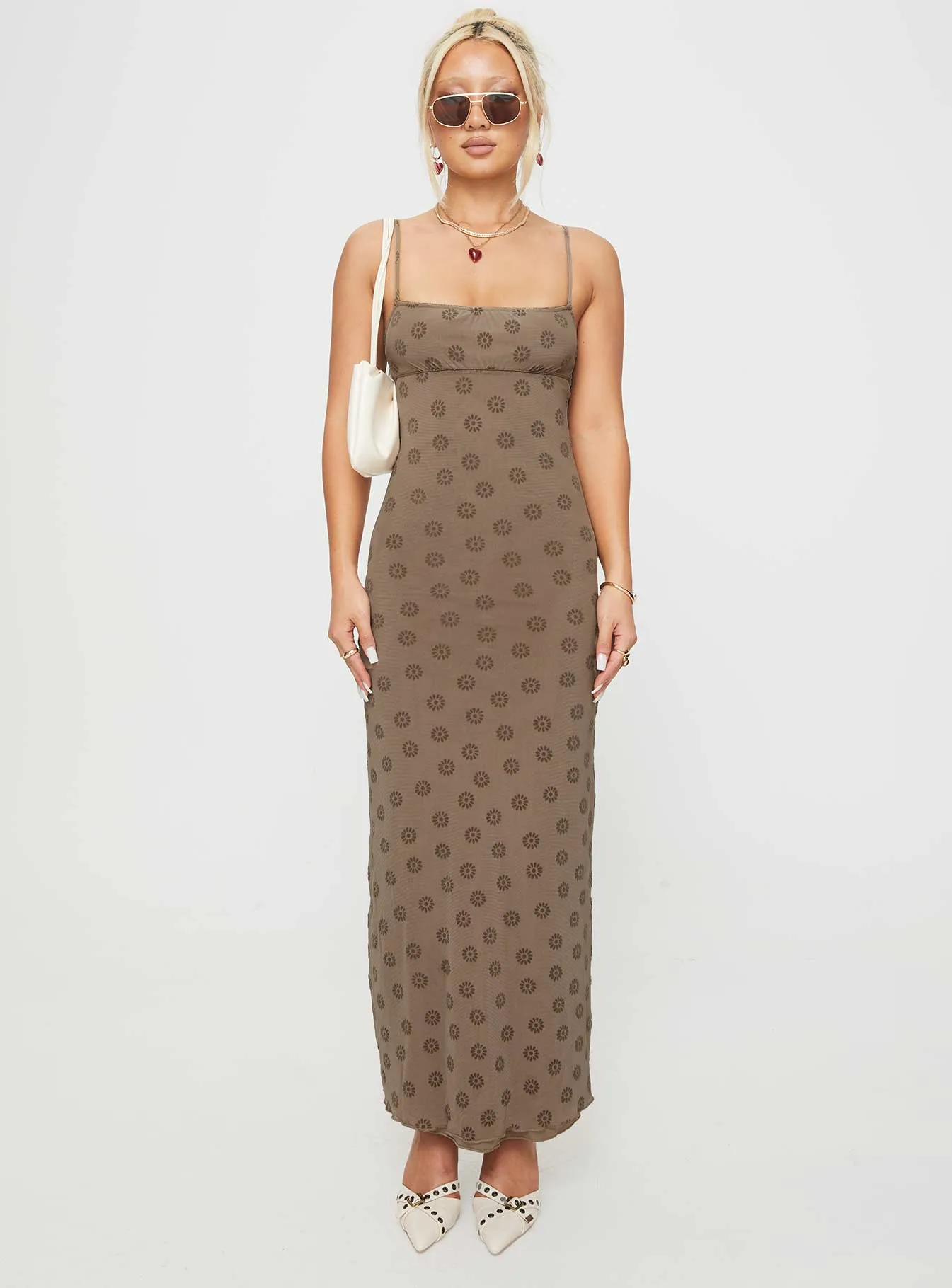 Darsih Maxi Dress Light Brown