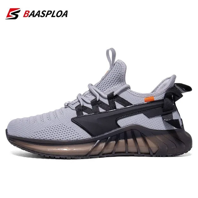 Designer Mesh Lightweight Sneakers Lace-Up Male Outdoor Sports Shoe