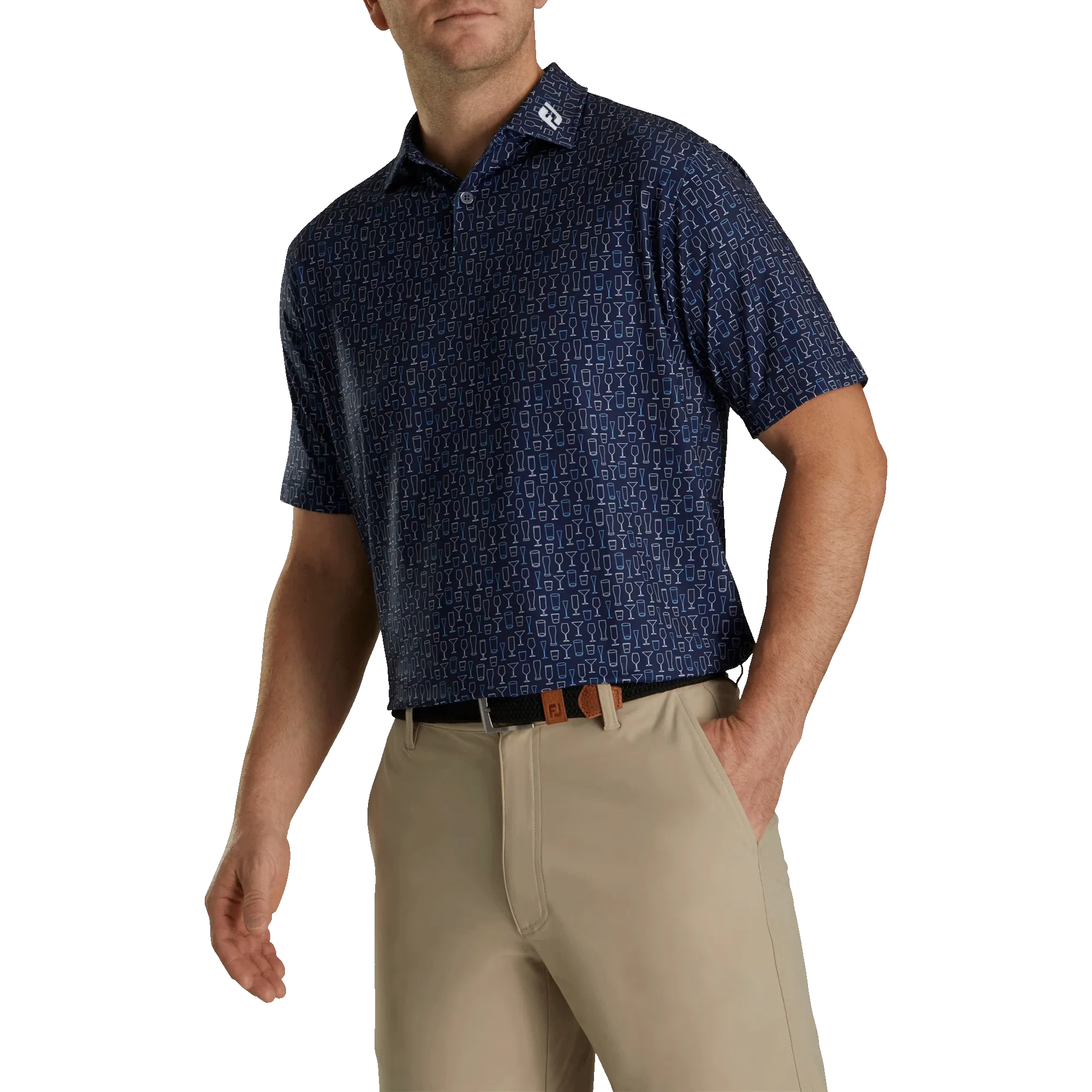 FootJoy Glass Print Polo Shirt