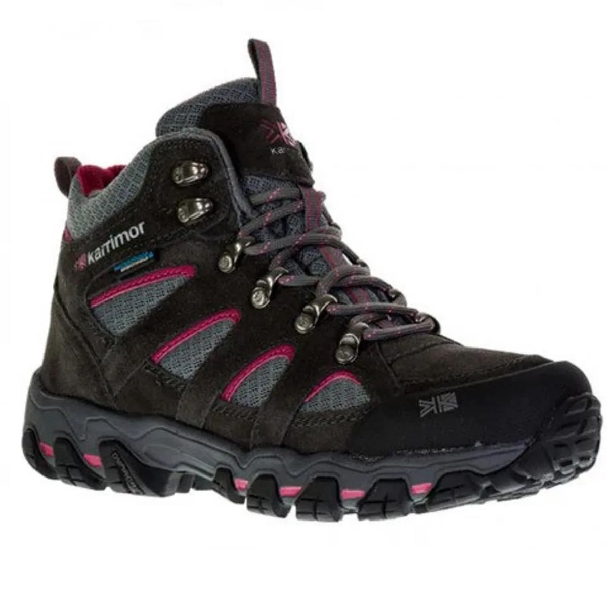 Game Ladies Karrimor Bodmin V Weathertite Mid Rise Waterproof Hiking Shoes (UK 8)