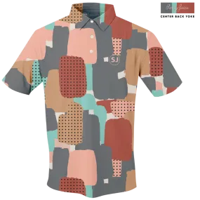 Golf Abstract Camo Men's Polo