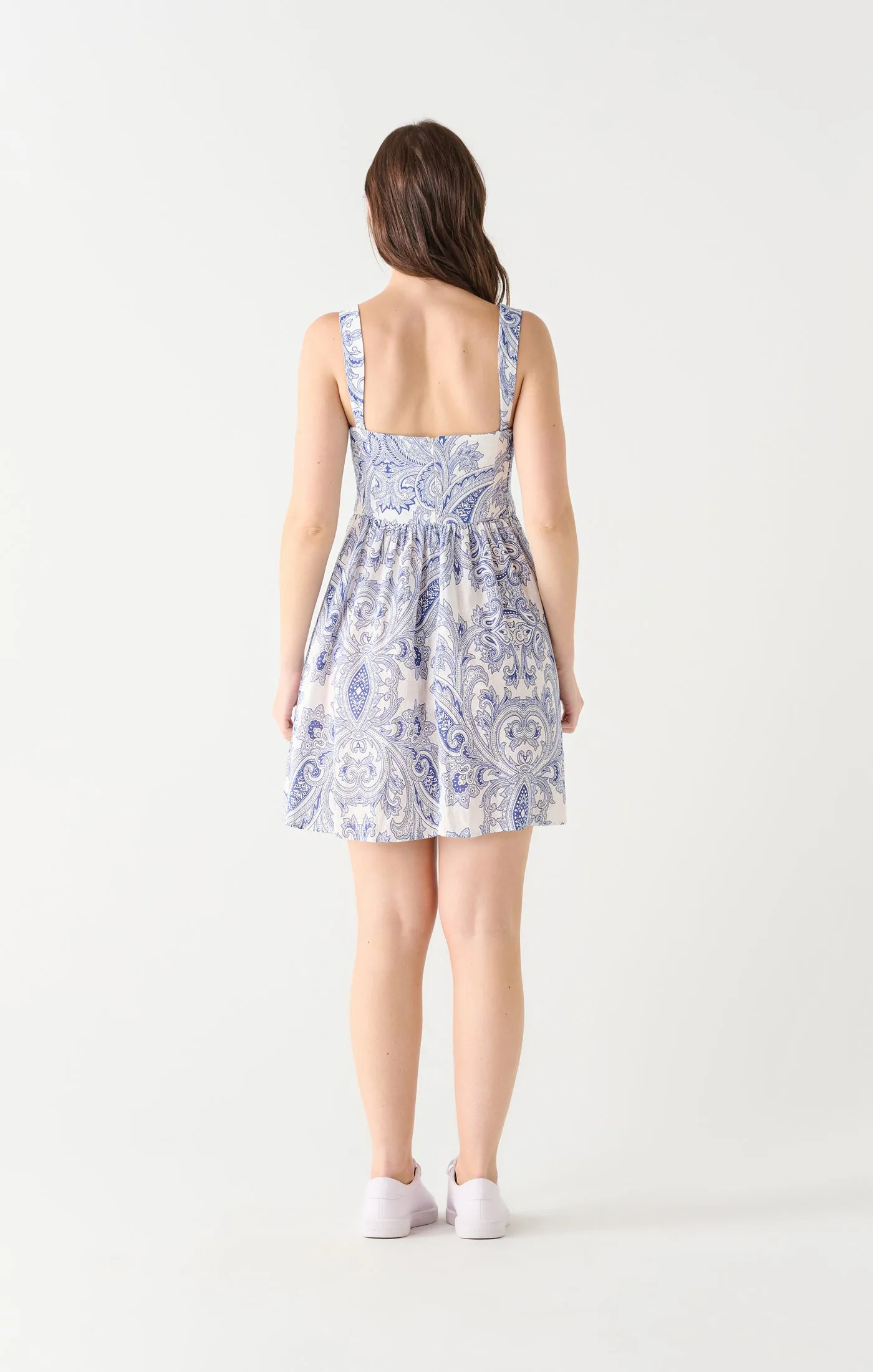 Jessica Paisley Mini Dress