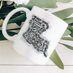 LA Words Coffee Mug