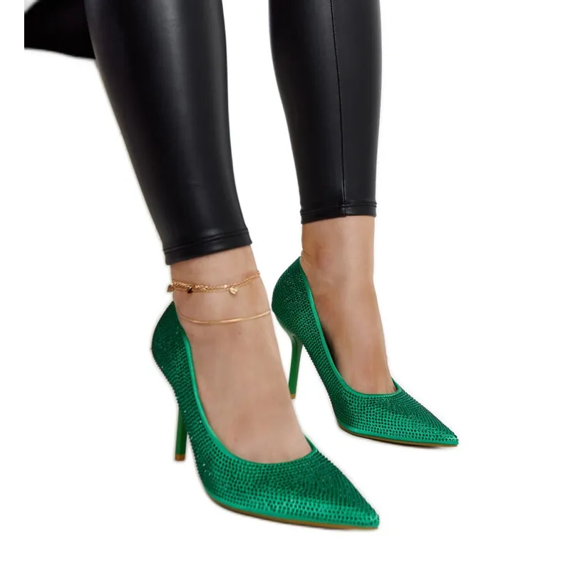 Liena green high heels