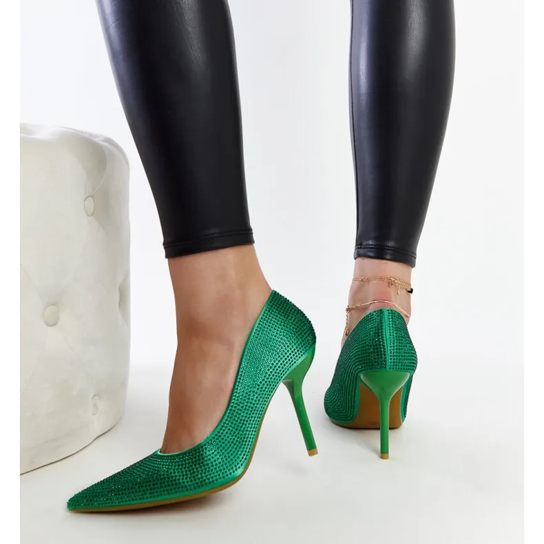 Liena green high heels