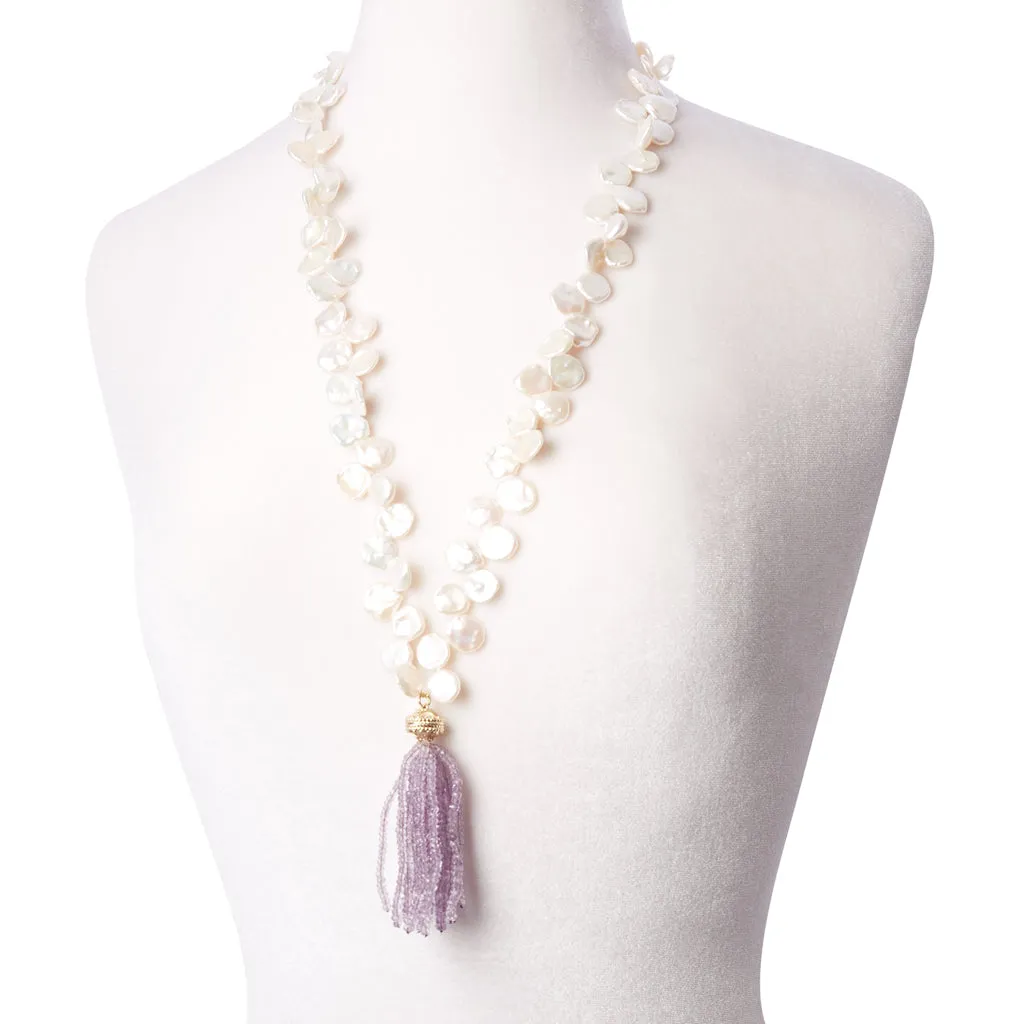 Michel Amethyst Tassel