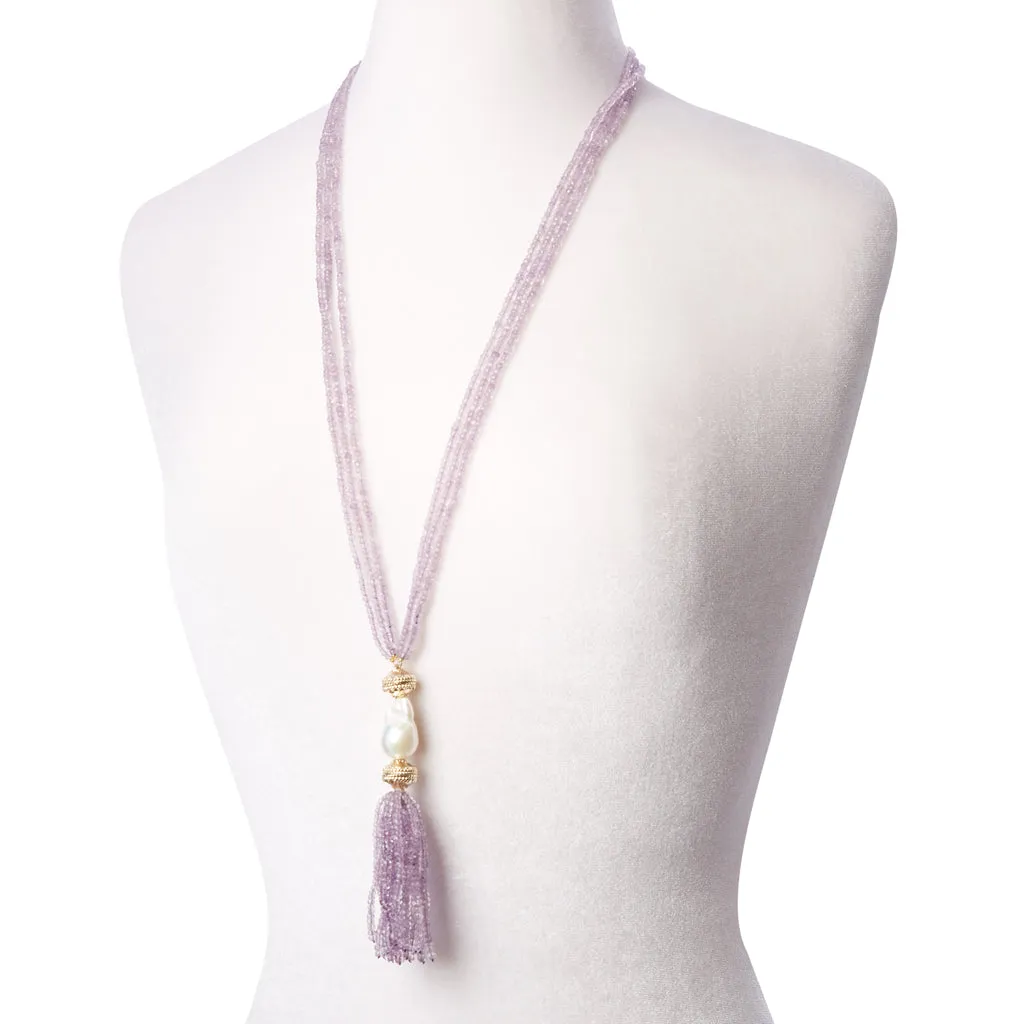 Michel Amethyst Tassel