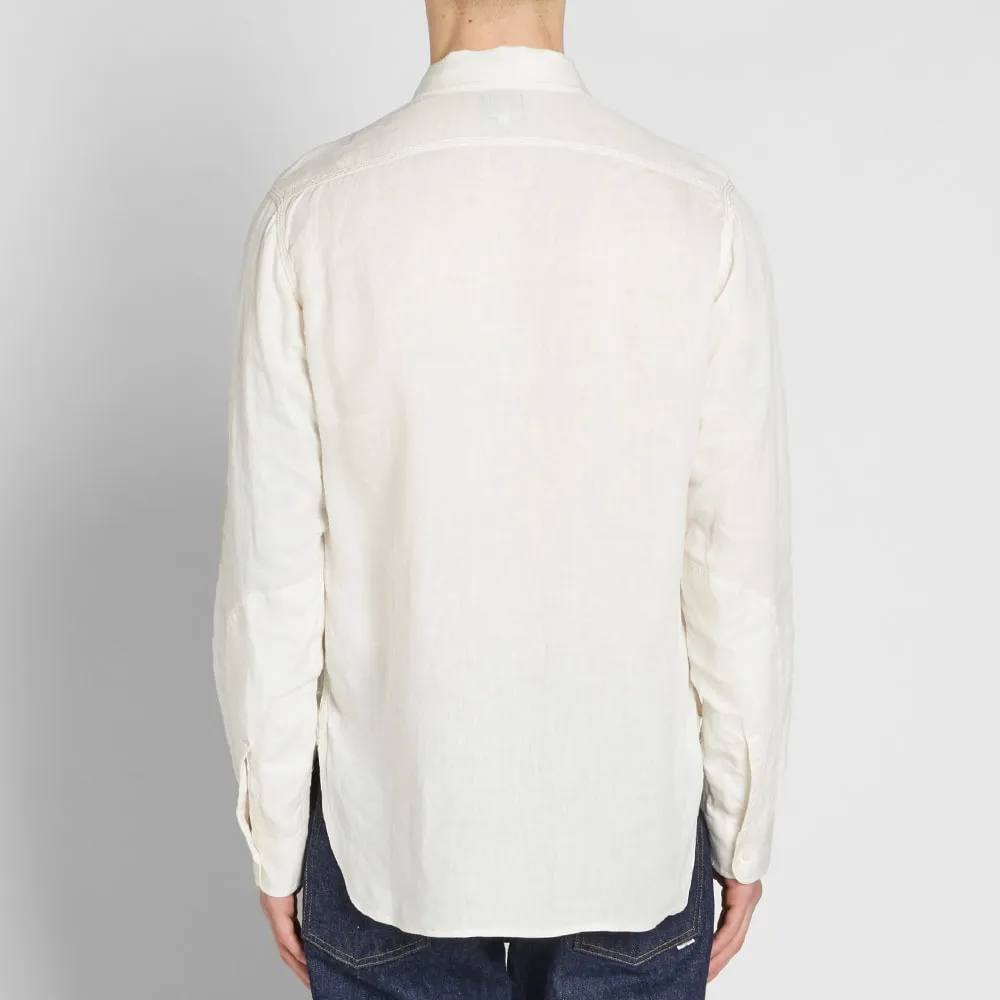 Needles Elbow Patch Work ShirtOff White