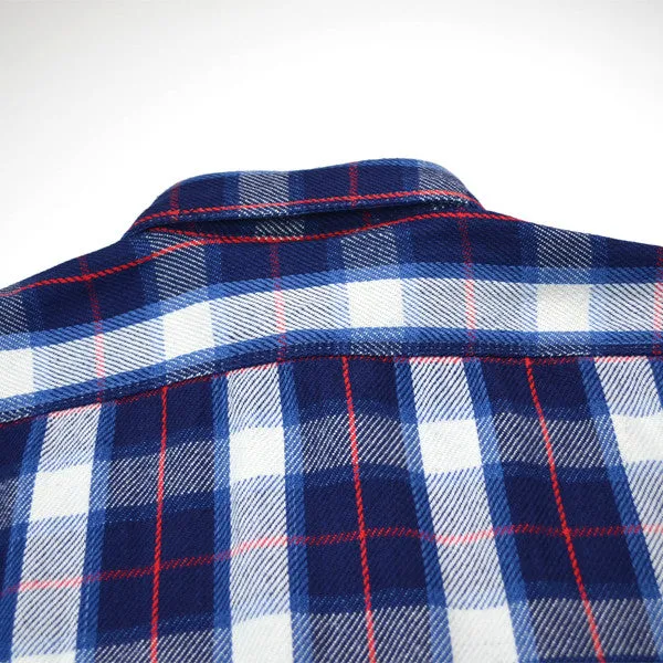 orSlow - 70s Work Shirt - Indigo Check