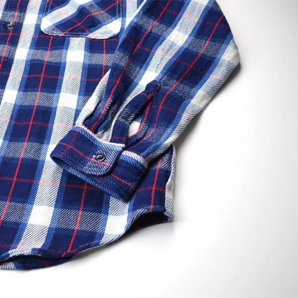 orSlow - 70s Work Shirt - Indigo Check