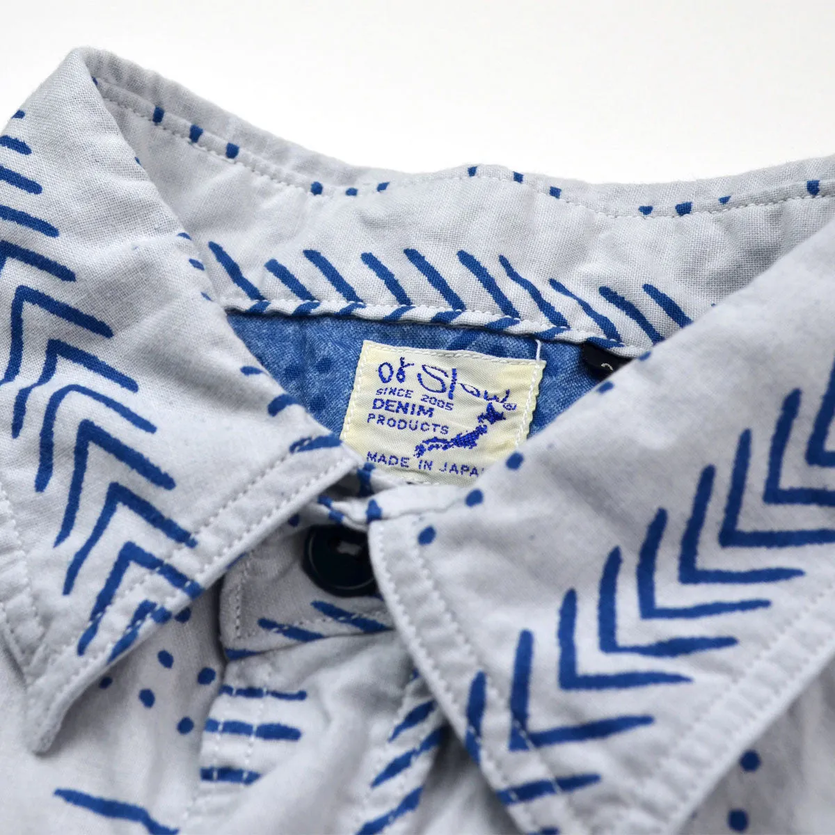 orSlow - Work Shirt - Indigo Africa Print