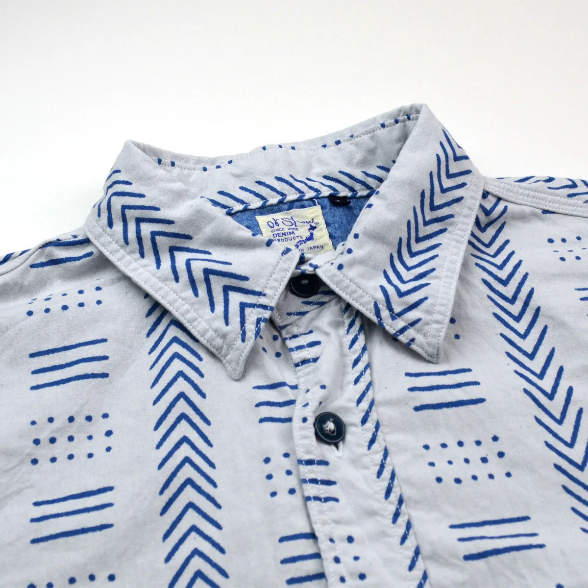 orSlow - Work Shirt - Indigo Africa Print