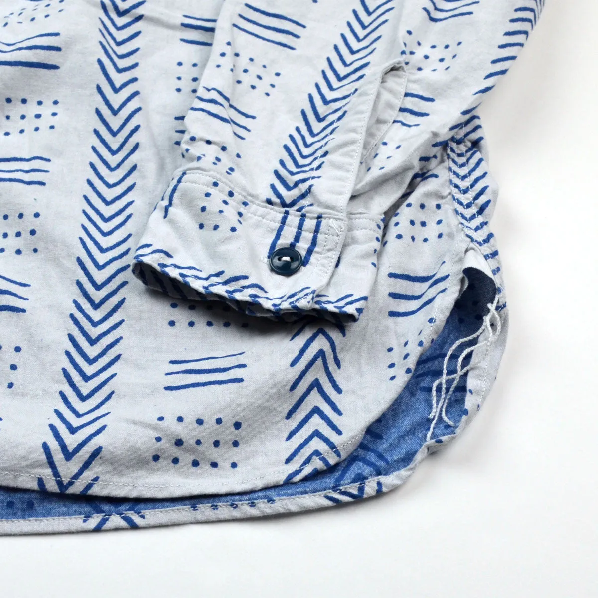 orSlow - Work Shirt - Indigo Africa Print