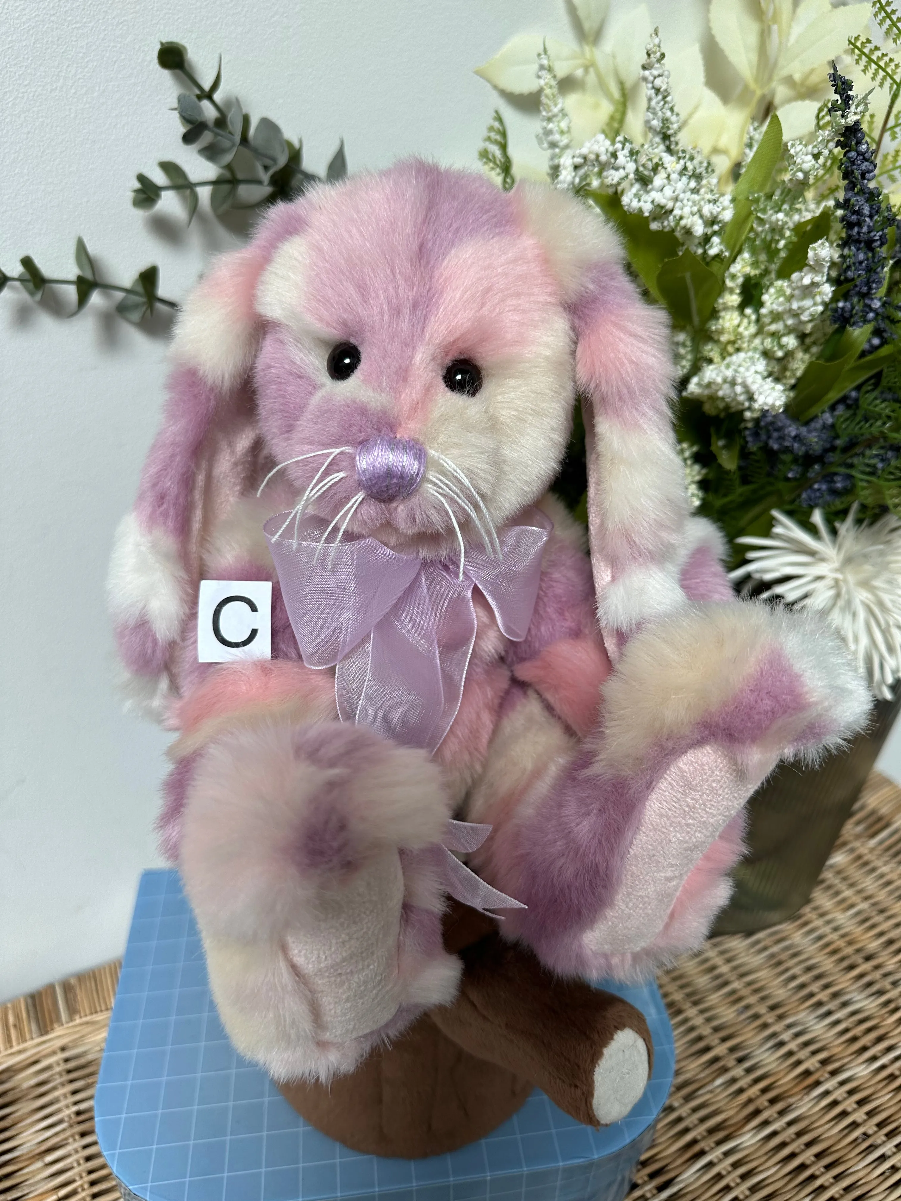 Pink Tulip Charlie Bears 2024 Plush Collection Bunny Rabbit